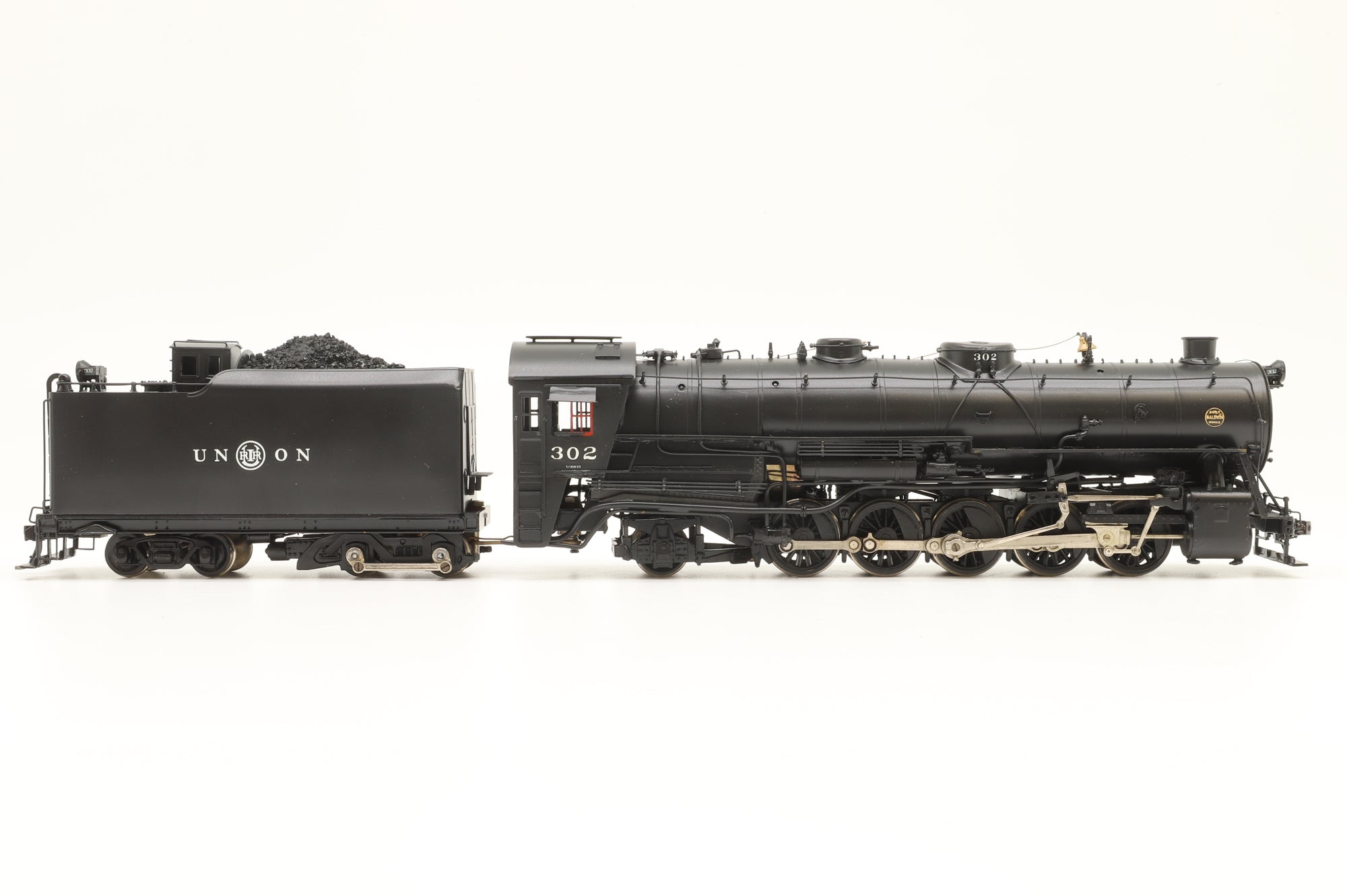 United Scale Models HO Brass DMIR 0-10-2 Steam Loco #302 in Union Railroad Black