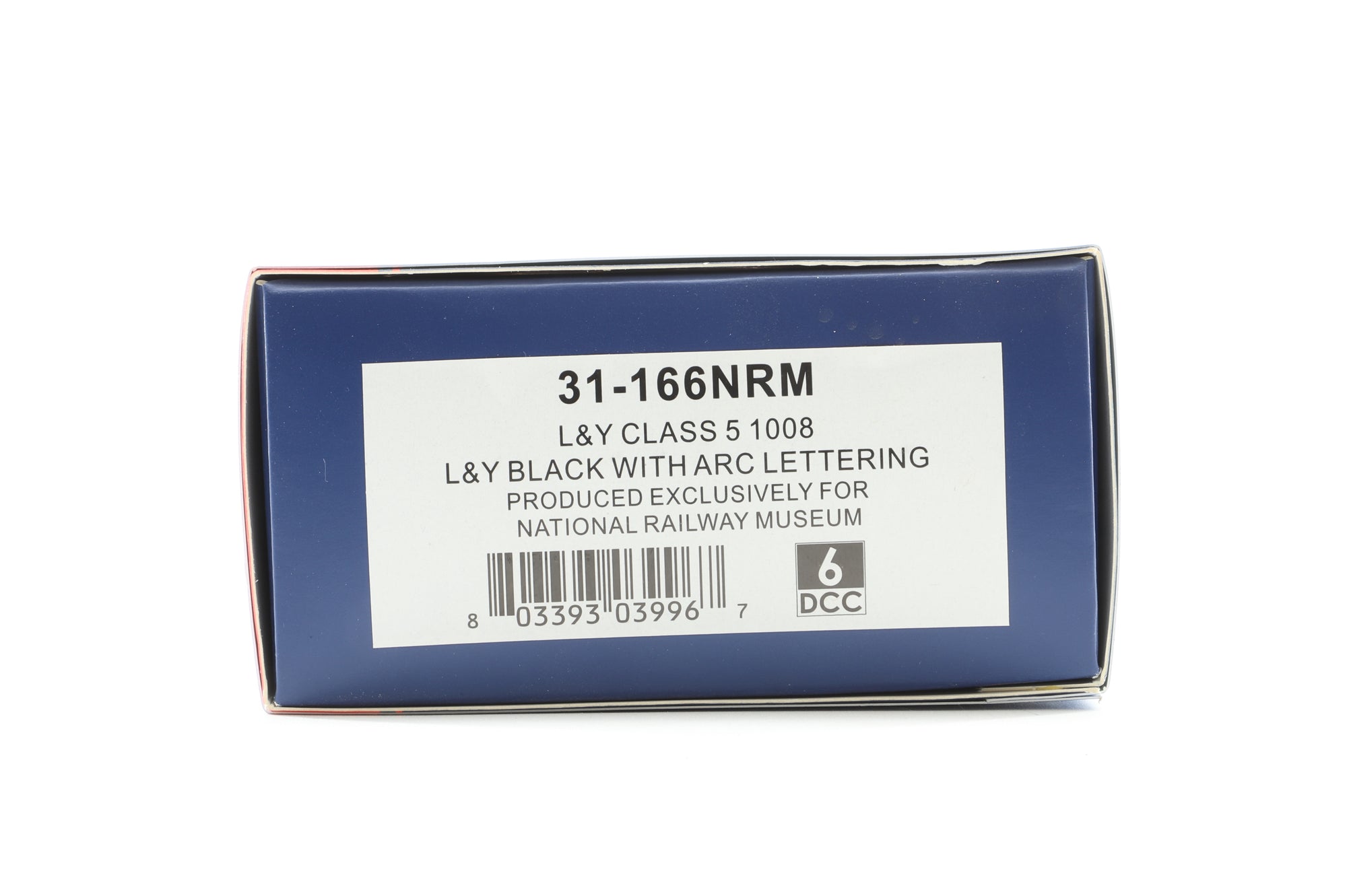 Bachmann OO 31-166NRM L&Y Class 5 '1008' L&Y Black With Arc Lettering Excl. NRM