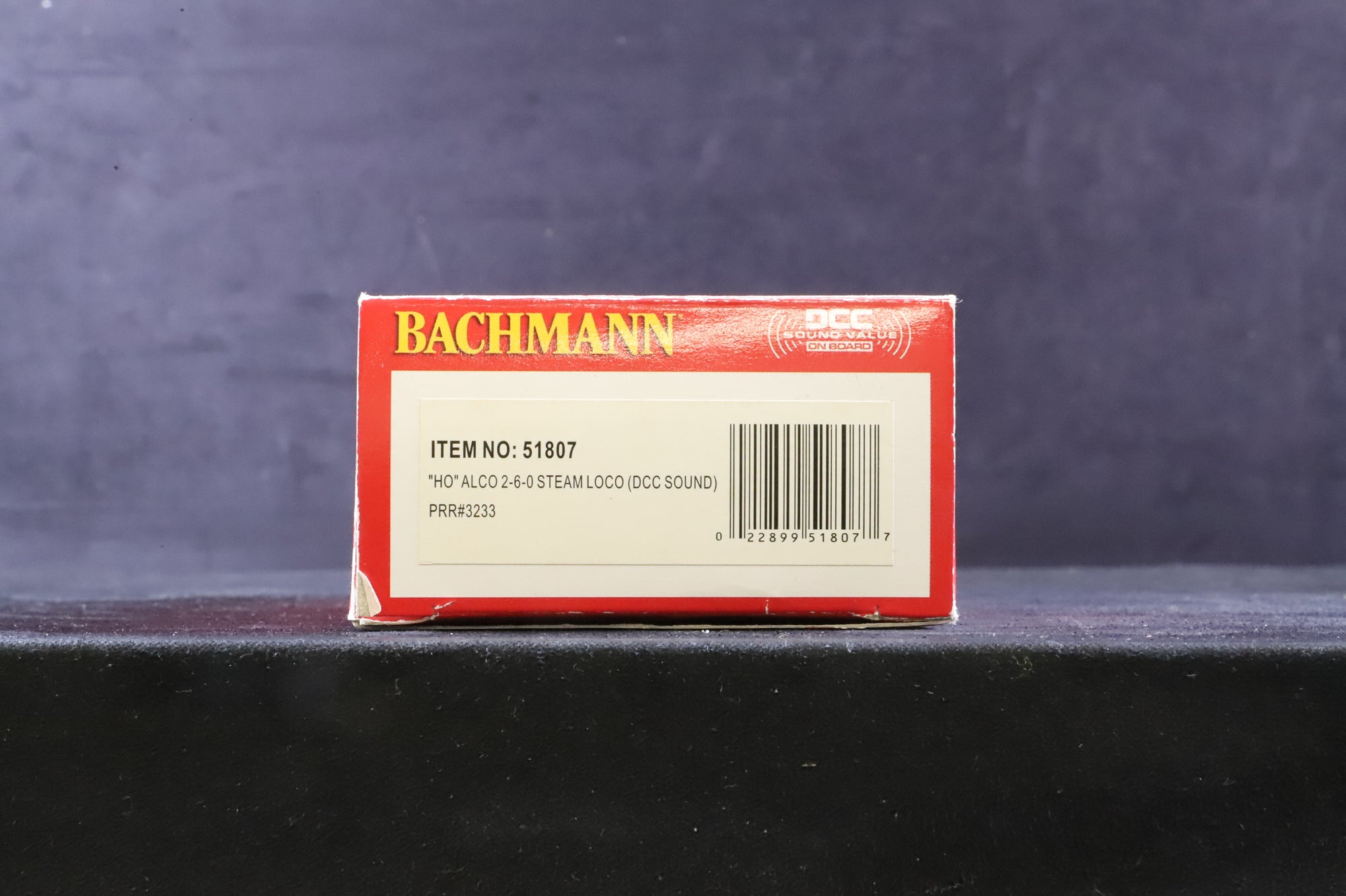 Bachmann hO 51807 Alco 2-6-0 Steam Locomotive '3233' PRR DCC Sound