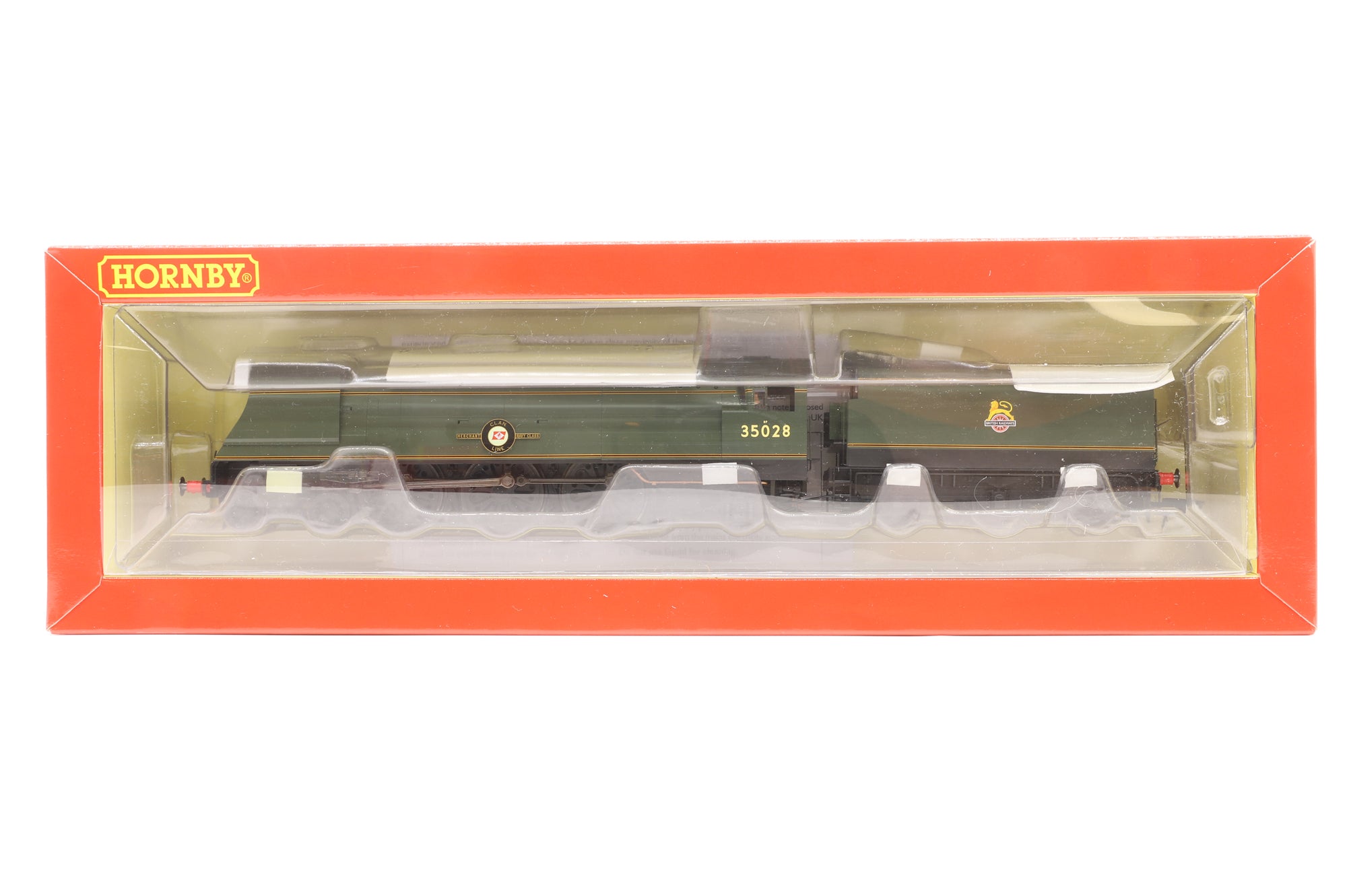 Hornby OO R3436 Merchant Navy Class '35028' 'Clan Line' BR Green E/C