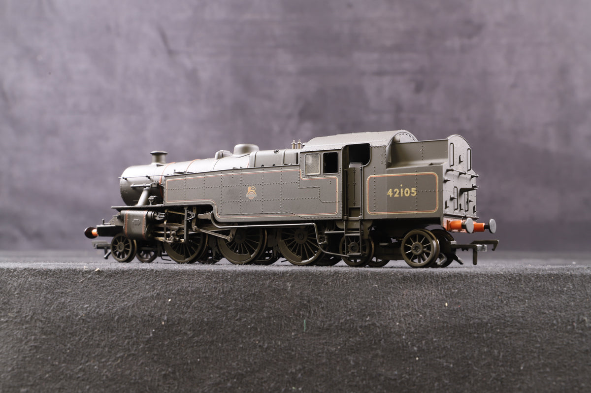 Bachmann OO 32-881 Fairburn 2-6-4 Tank 42105 BR Lined Black Early Emblem (Weathered)