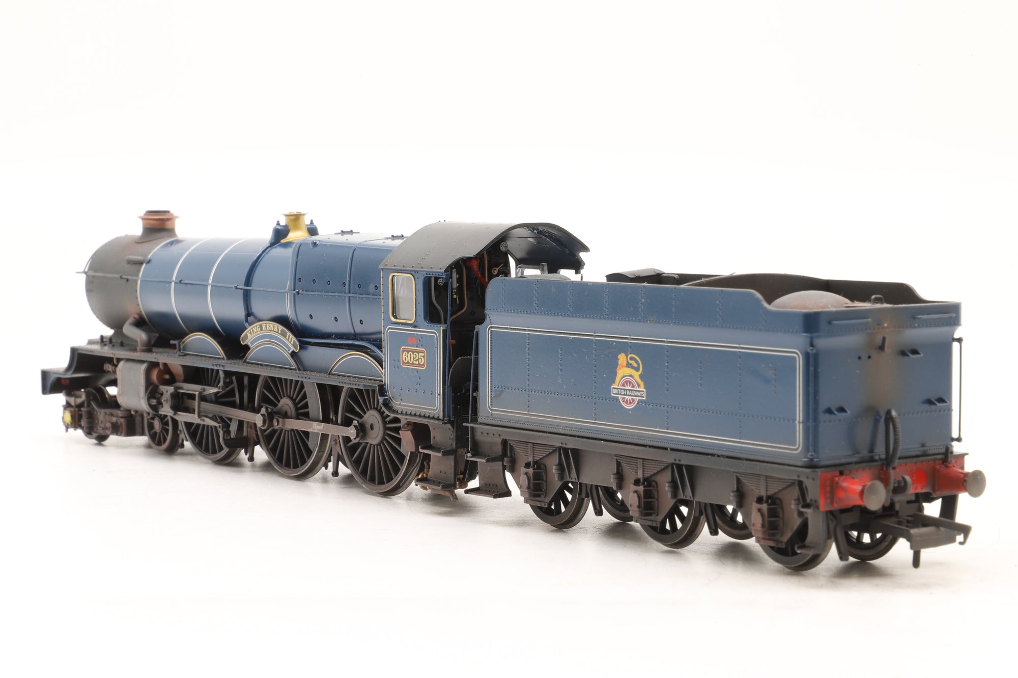 Hornby OO R3410 King Class 'King Henry III' '6025' BR Blue Weathered/Glossed & DCC Fitted
