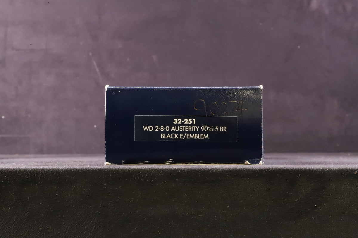 Bachmann OO 32-251 WD 2-8-0 Austerity 90274 in BR Black w/ Early Crests