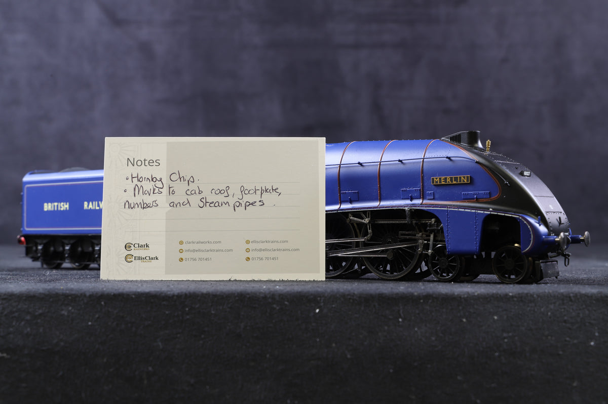 Hornby OO R2798 4-6-2 Class A4 &#39;60027&#39; &#39;Merlin&#39; BR Experimental Purple Ltd Ed 967/ 1000, DCC Fitted