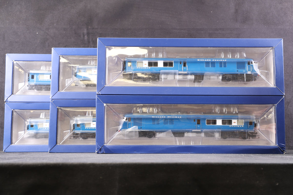 Bachmann OO 31-255DC Midland Pullman 6-Car Unit Nanking Blue, DCC Fitted