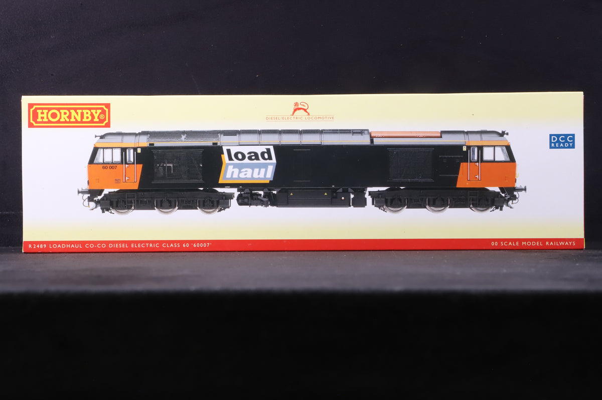 Hornby OO R2489 Class 60 &#39;60007&#39; Diesel Locomotive Loadhaul