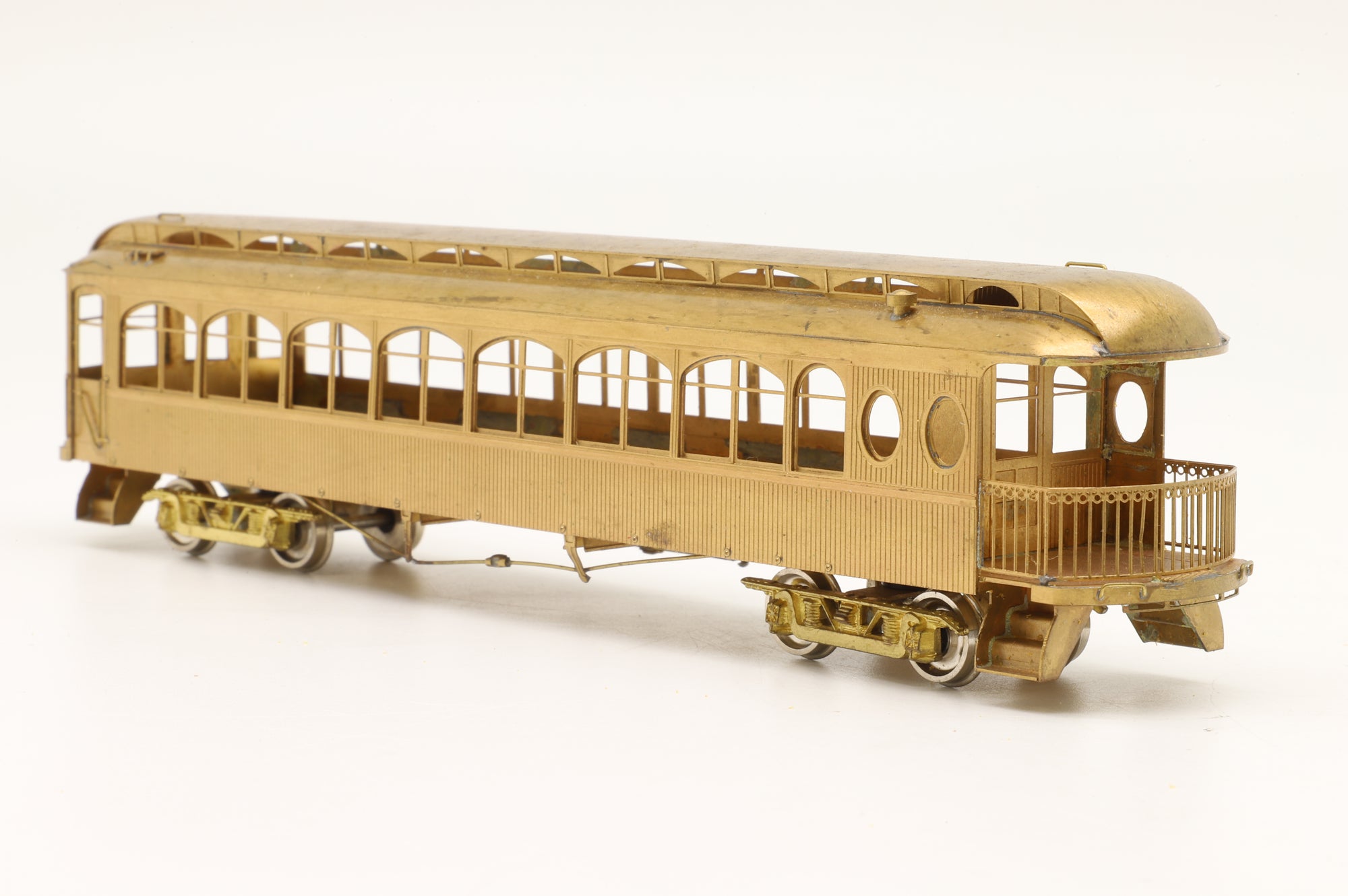 Oriental Limited HO Brass Observation 327 Coach Unpainted