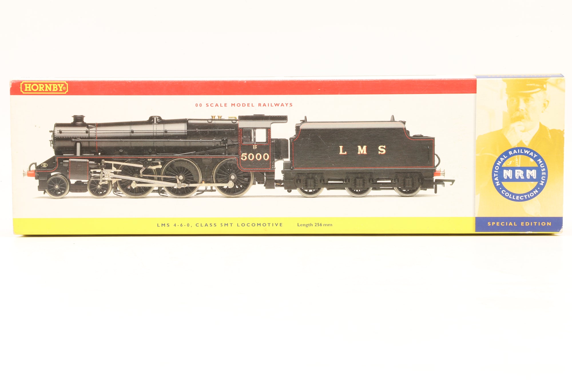 Hornby OO R2323 Class 5MT 'Black 5' 5000 in Lined LMS Black