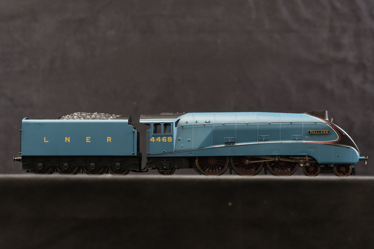 Hornby Railroad OO R3395TTS &#39;4468&#39; &#39;Mallard&#39; LNER Garter Blue, TTS Sound