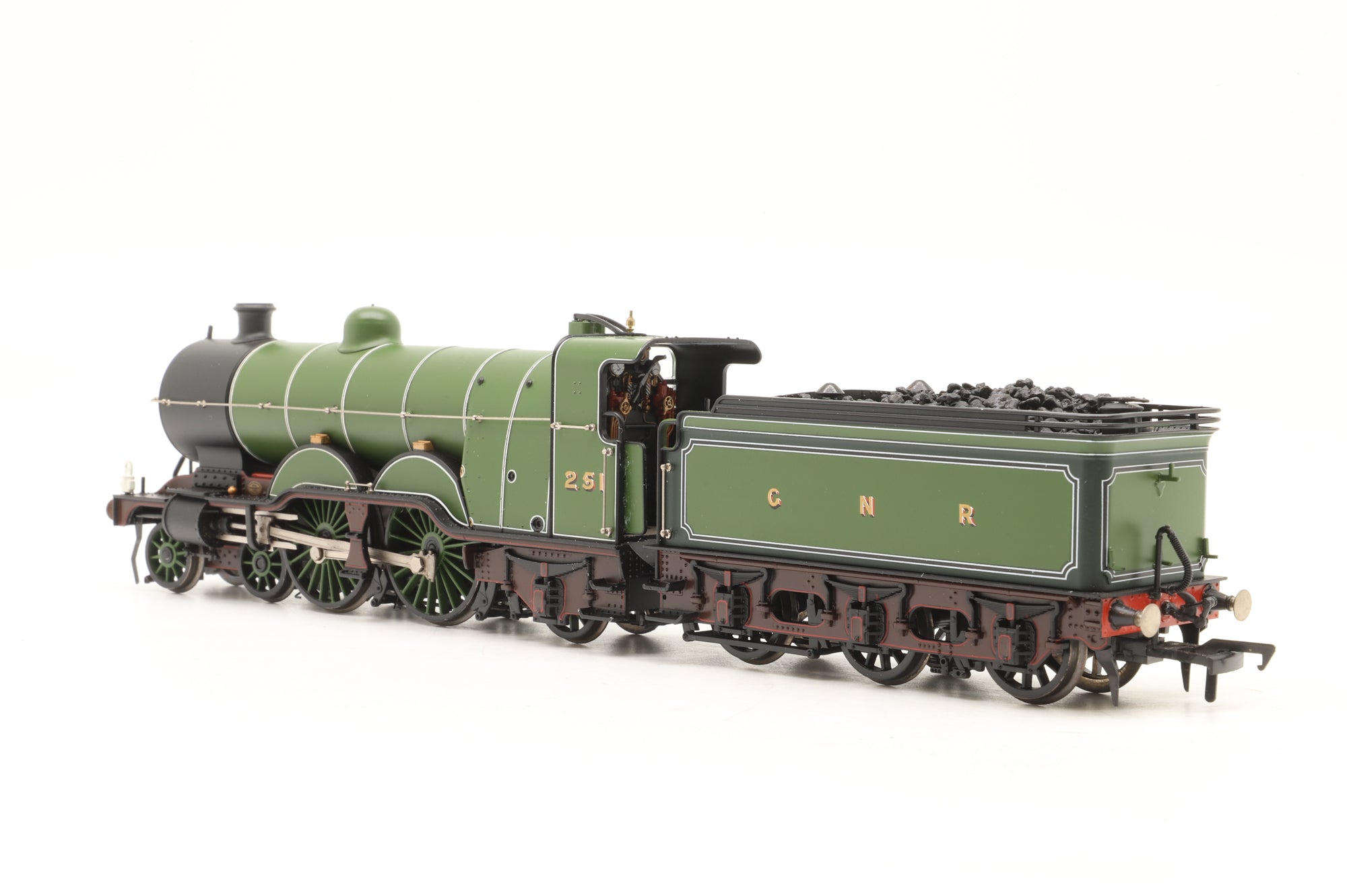 Bachmann OO 31-760NRM GNR Atlantic Class C12 '251' GNR Lined Green Excl. NRM