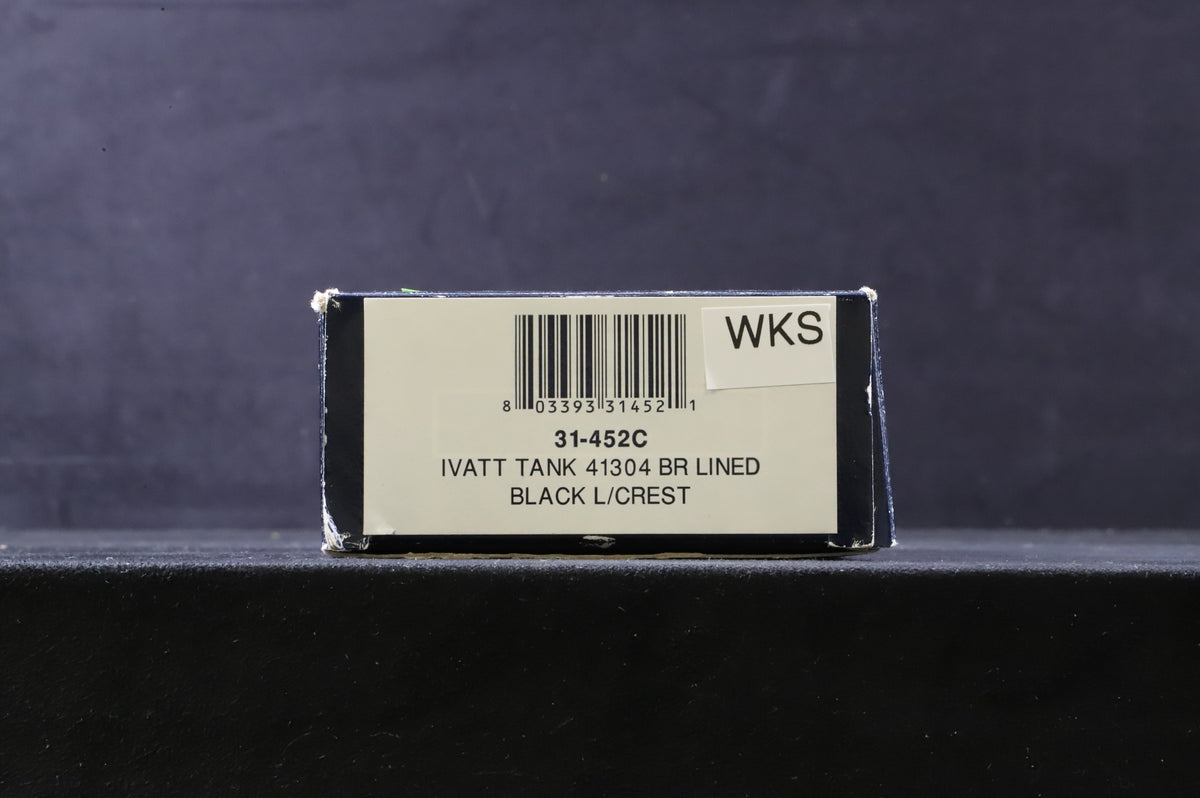 WORKSHOP Bachmann OO 31-452C Ivatt Tank &#39;41304&#39; BR Lined Black L/C