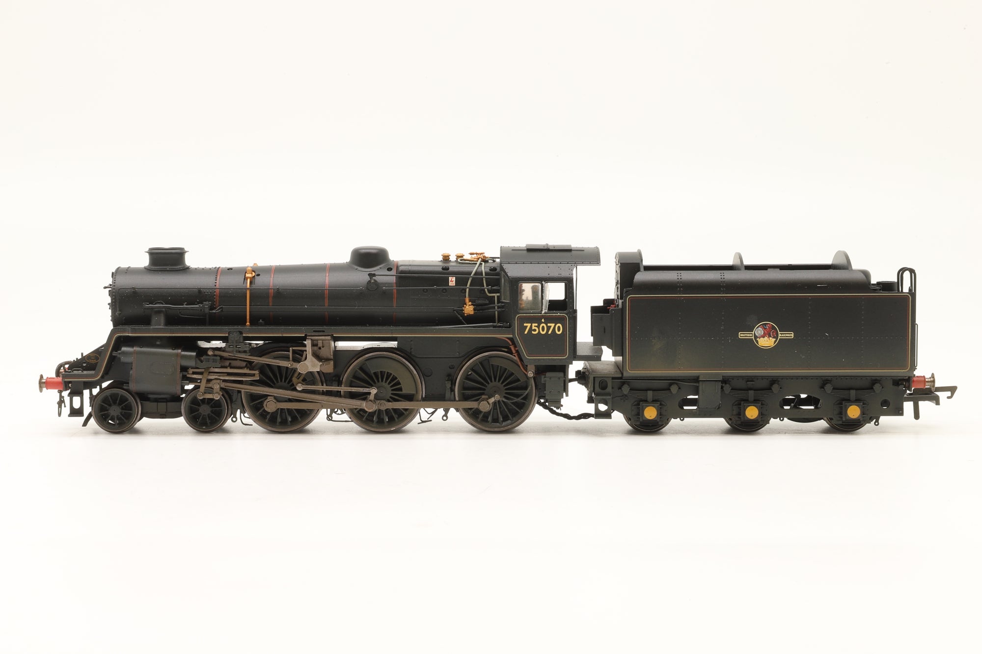 WORKSHOP Hornby OO R2716 Standard Class 4MT '75070' BR Lined Black L/C DCC Fitted