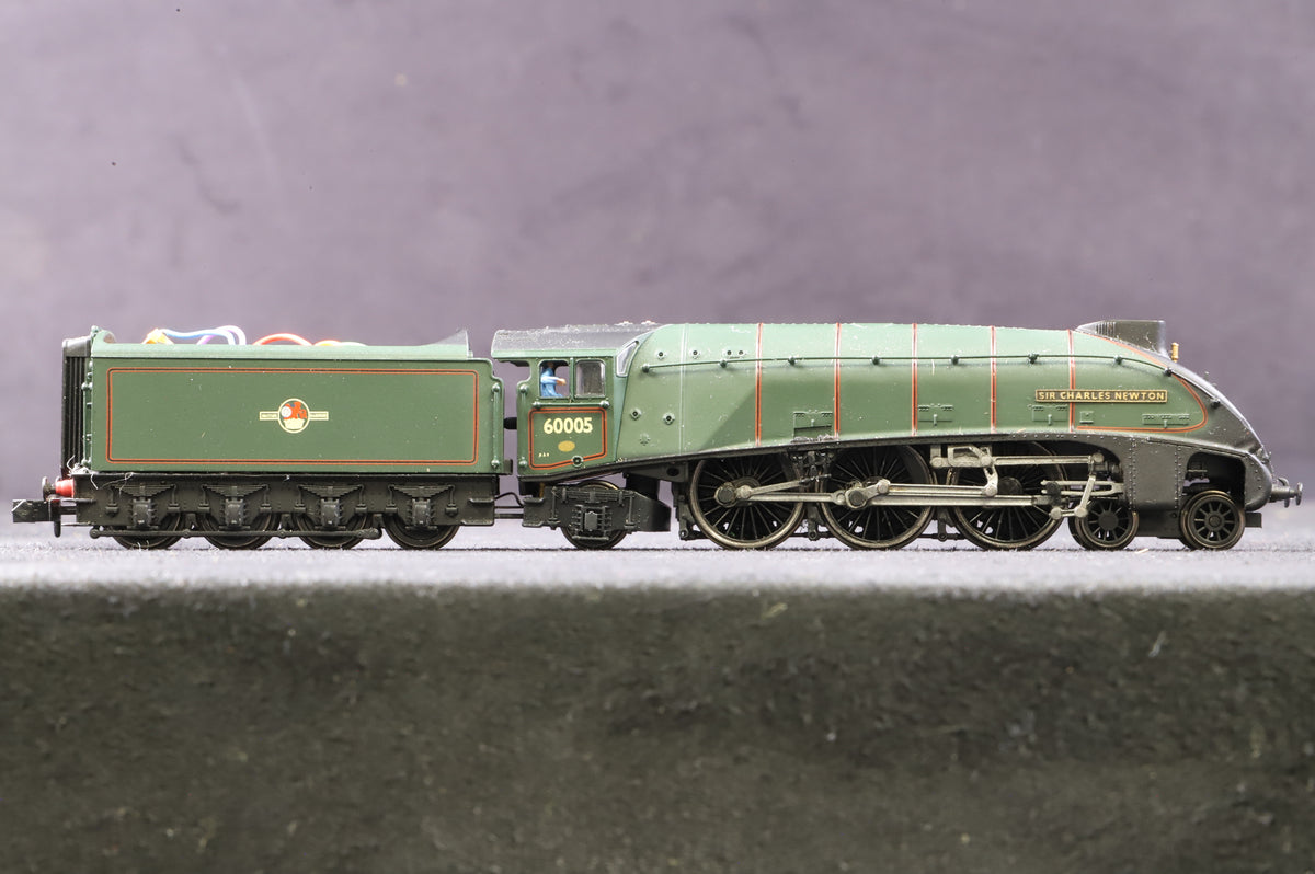 Dapol N gauge ND128G A4 Class 60005 &#39;Sir Charles Newton&#39; in Lined BR Green w/ Late Crests - DCC Sound