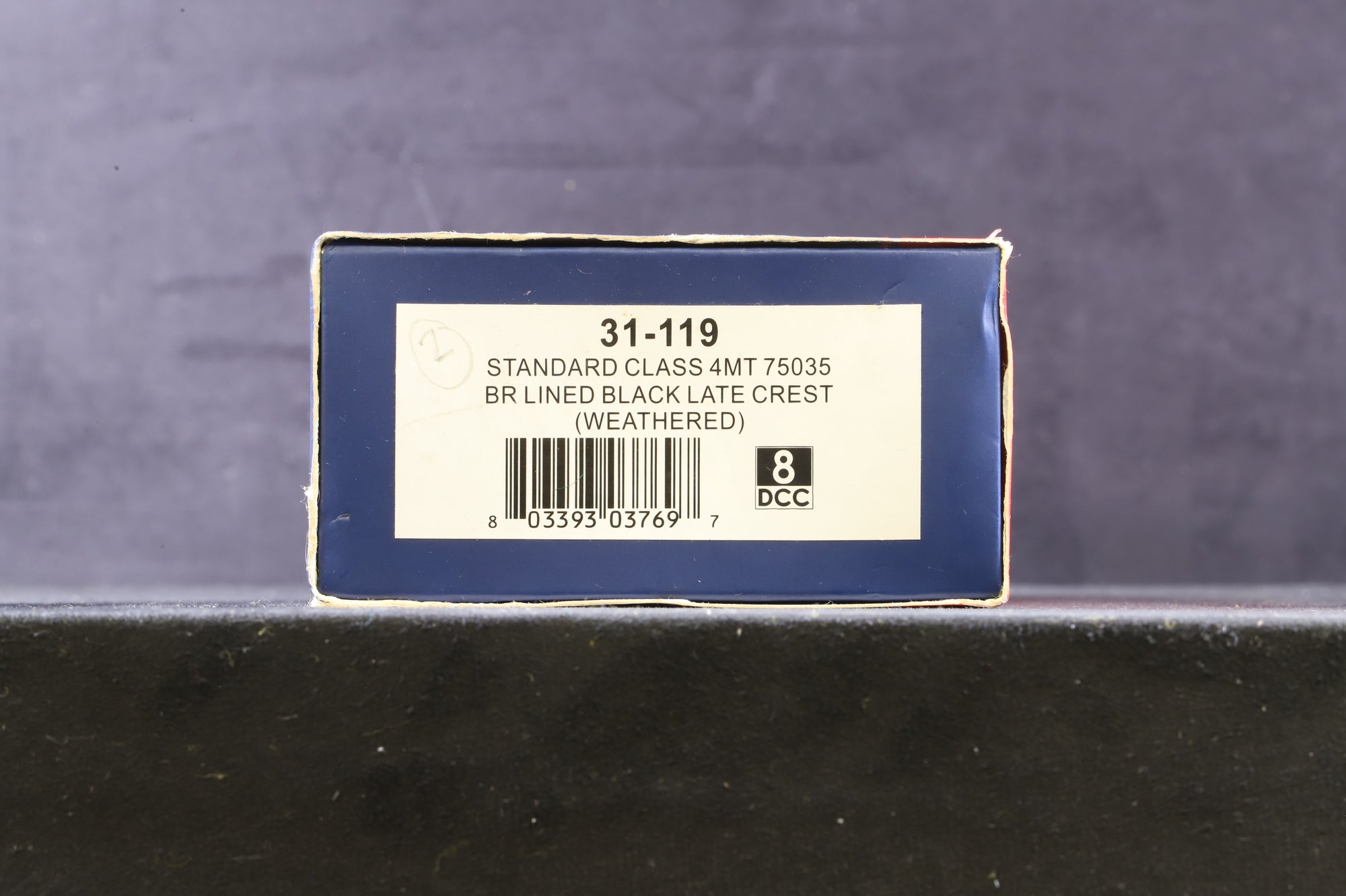Bachmann OO 31-119 Standard 4MT 75035 in Lined BR Black w/ Late Crests - Weathered