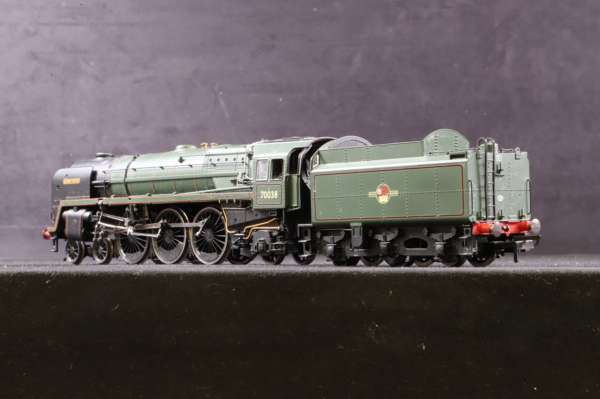 Hornby WORKSHOP OO R2719X Britannia Class '70038' 'Robin Hood' BR Green L/C DCC Fitted