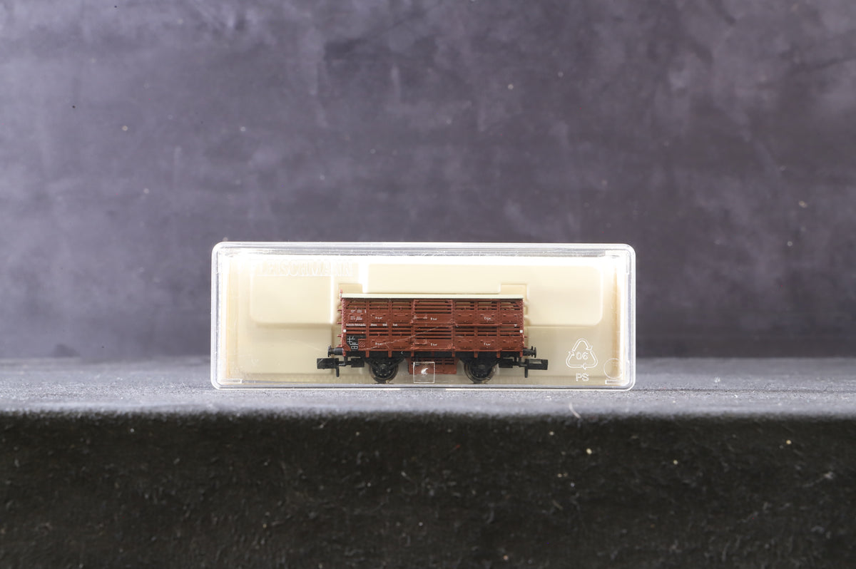 Fleischmann N Rake Of 7 DRG Cattle Wagons Inc. 8352x5 &amp; 8361x2