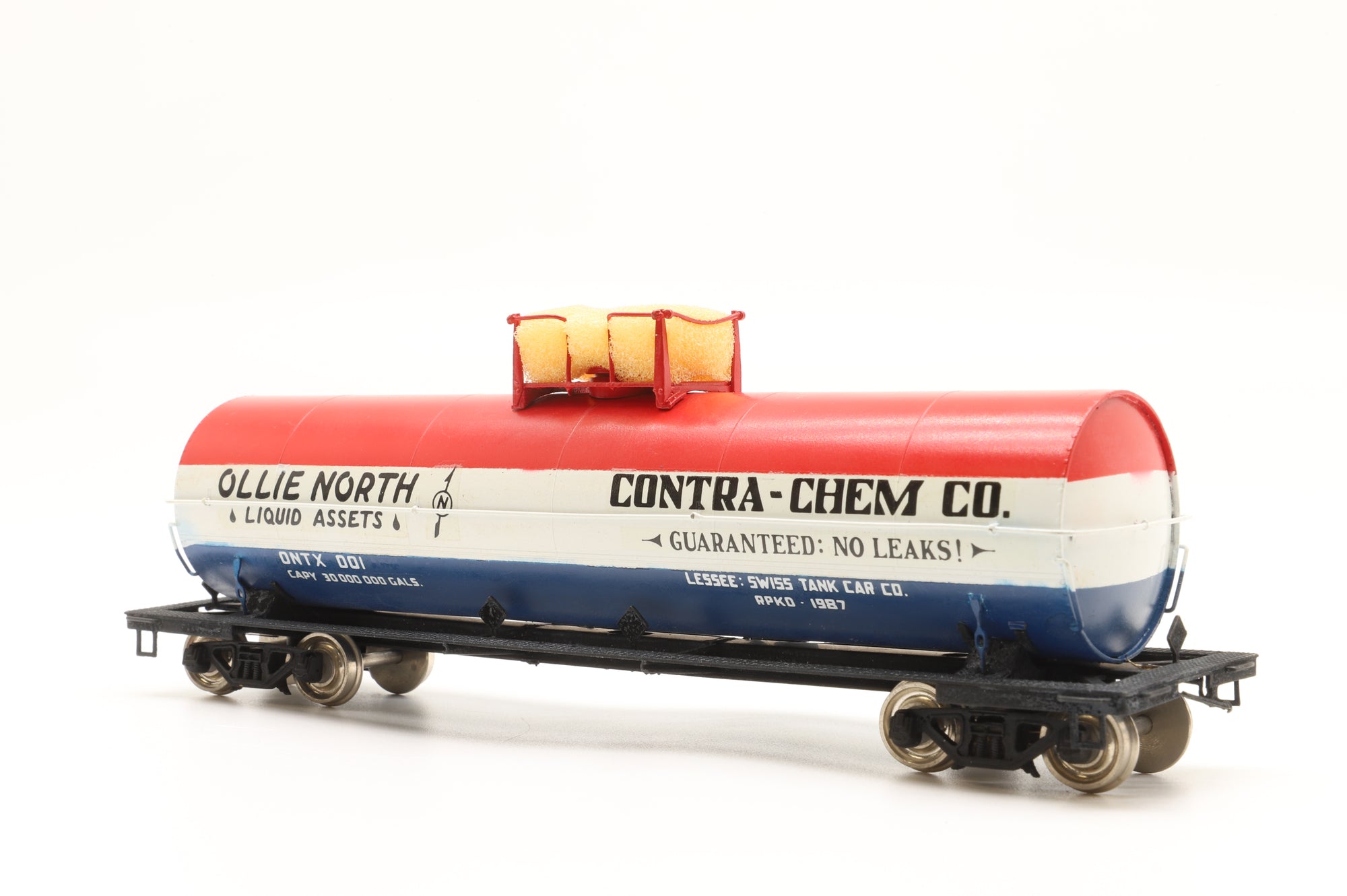 Iron Horse Models HO Brass The Official Ollie North Tank Car