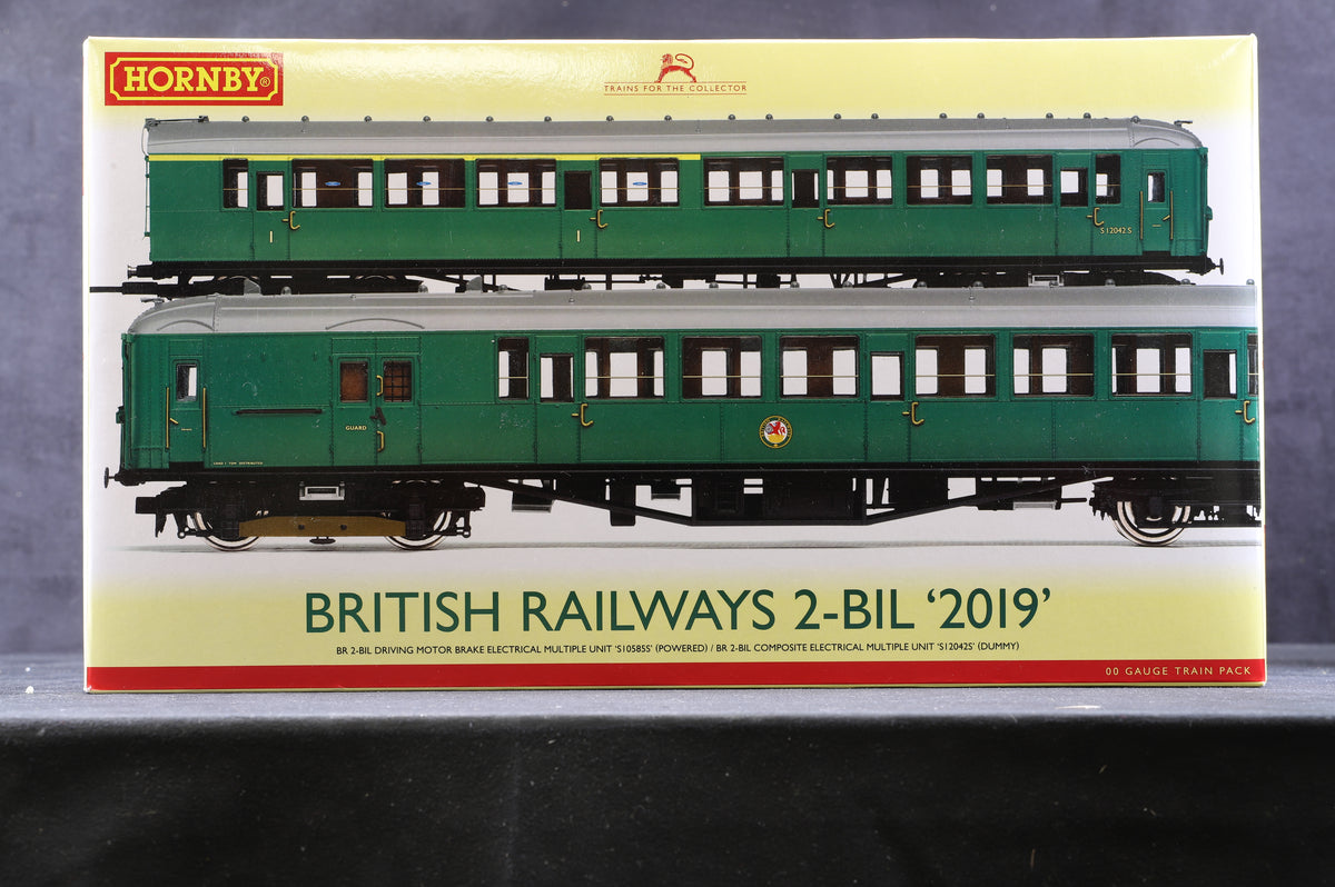 Hornby OO R3257 British Railways 2-BIL &#39;2019&#39; Train Pack, DCC Fitted