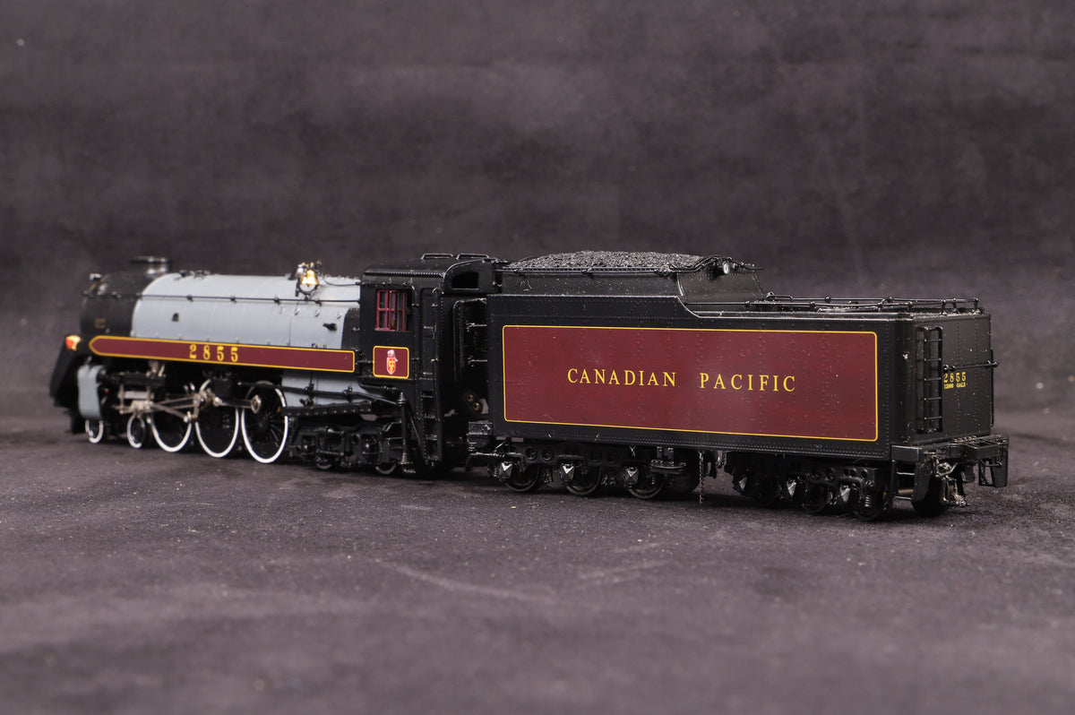VH Scale Models HO #101 C.P.R 4-6-4 Royal Hudson H-1.d. &#39;2855&#39;, Factory Painted Brass