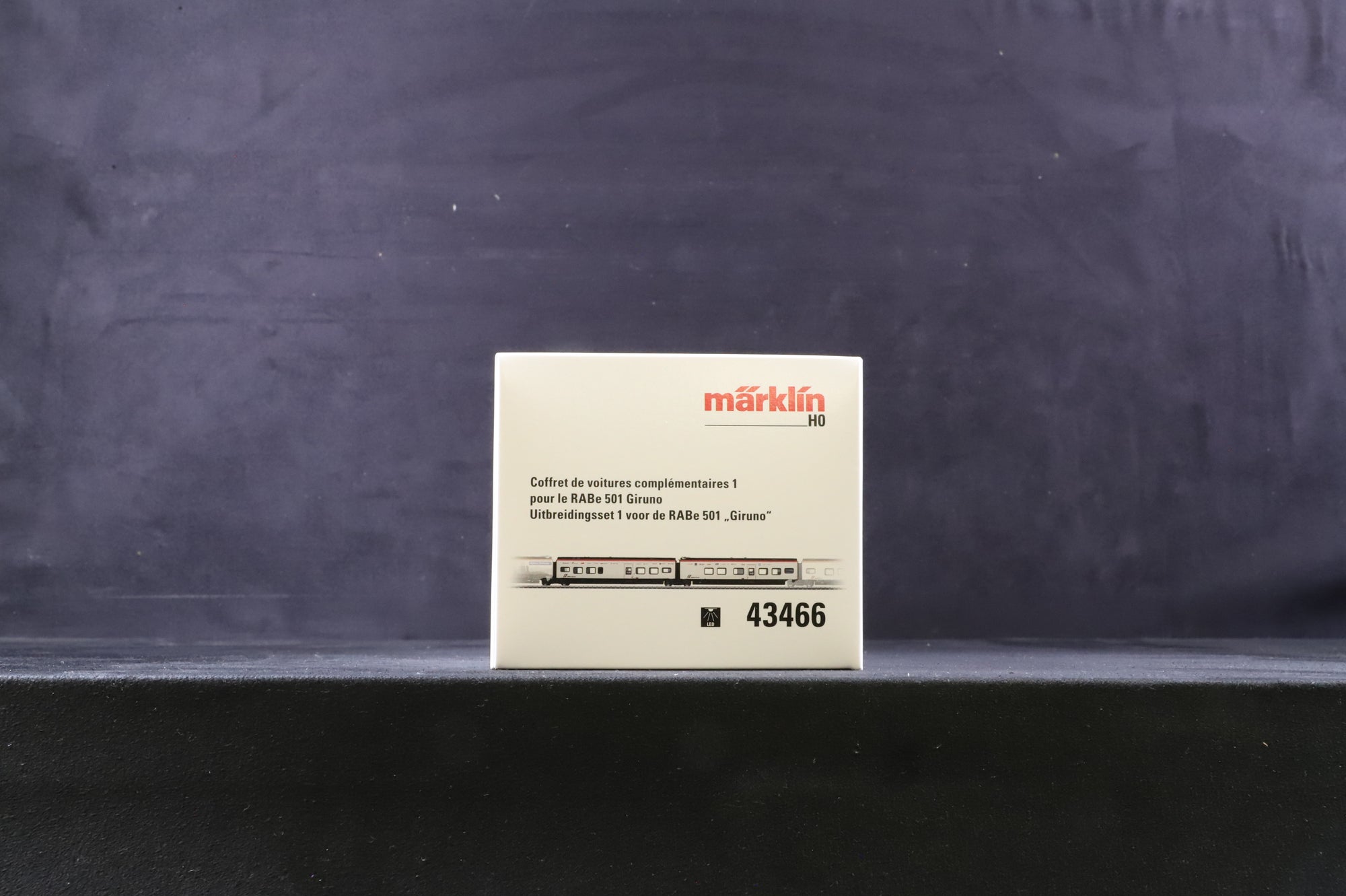 Marklin HO 43466 Add-On Car Set 1 for the Class RABe 501 Giruno