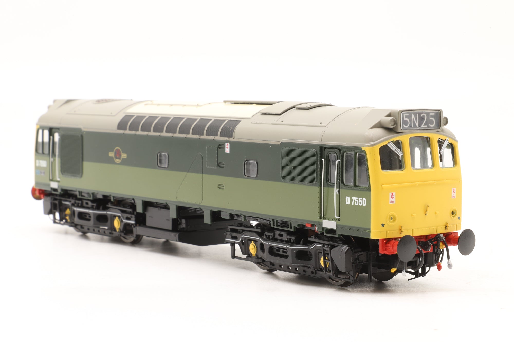 Heljan OO Class 25 D7550 in BR Two-Tone Green SYP