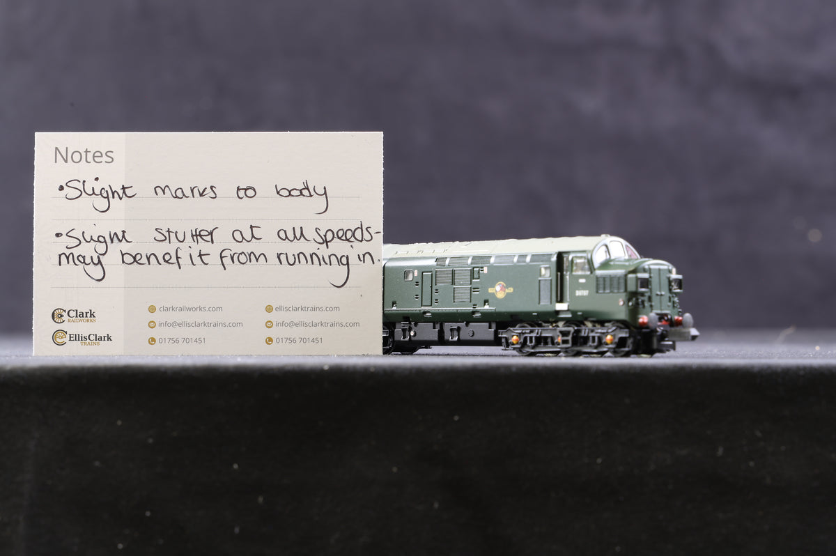 Graham Farish N 371-451 Class 37/0 &#39;D6707&#39; BR Green L/Crest Split Head Code Boxes