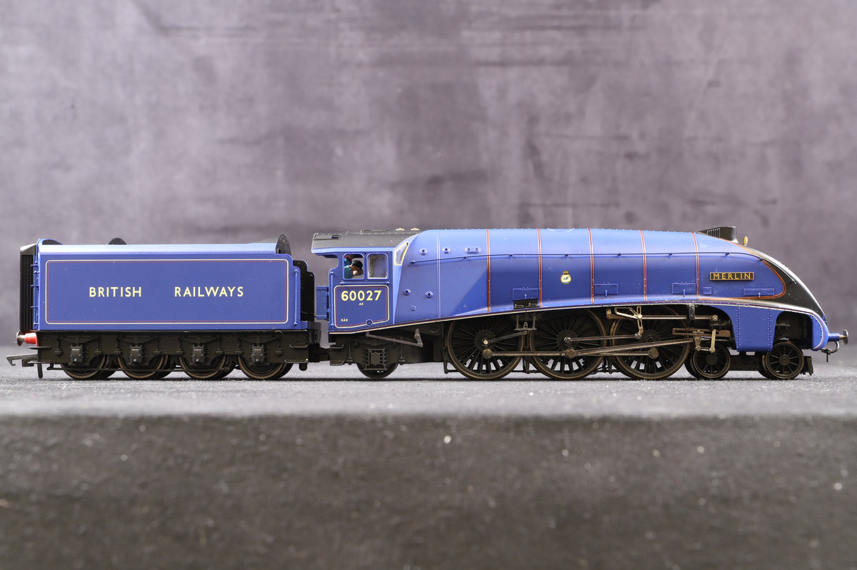 Hornby OO R2798 4-6-2 Class A4 &#39;60027&#39; &#39;Merlin&#39; BR Experimental Purple Ltd Ed 967/ 1000, DCC Fitted