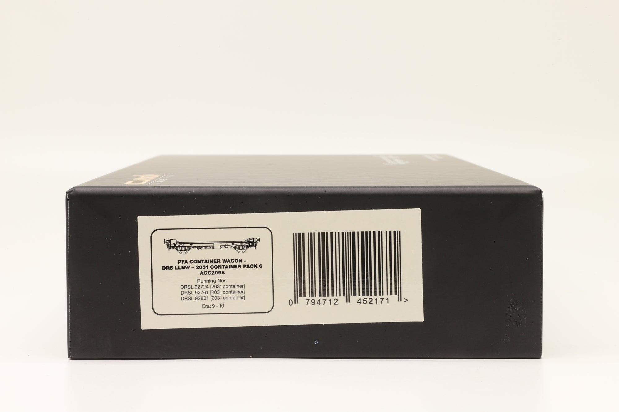 Accurascale OO ACC2098 PFA Container Wagon DRS LLNW 2031 Pack 6