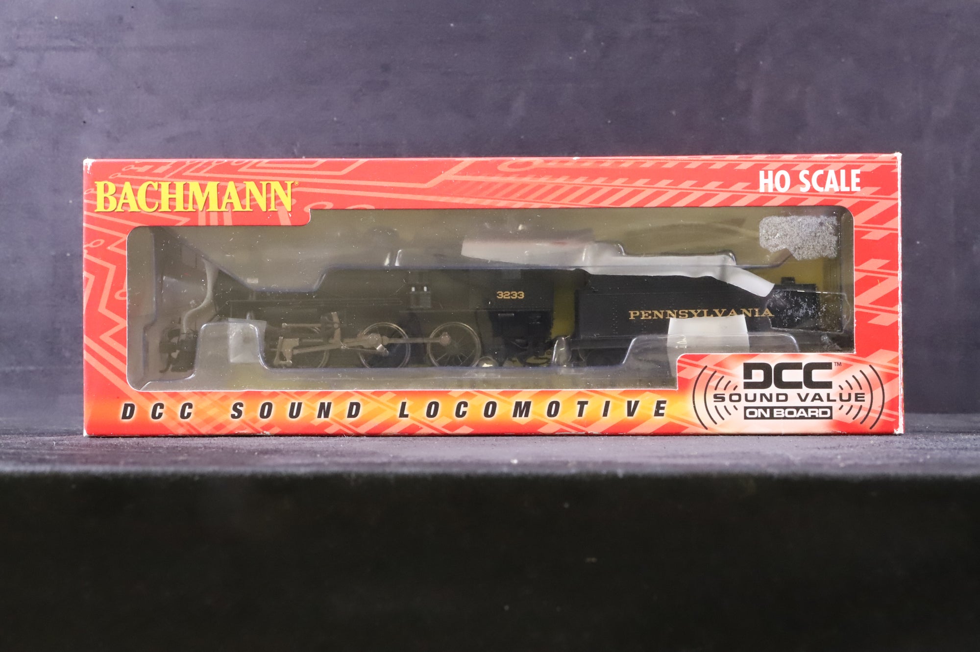 Bachmann hO 51807 Alco 2-6-0 Steam Locomotive '3233' PRR DCC Sound