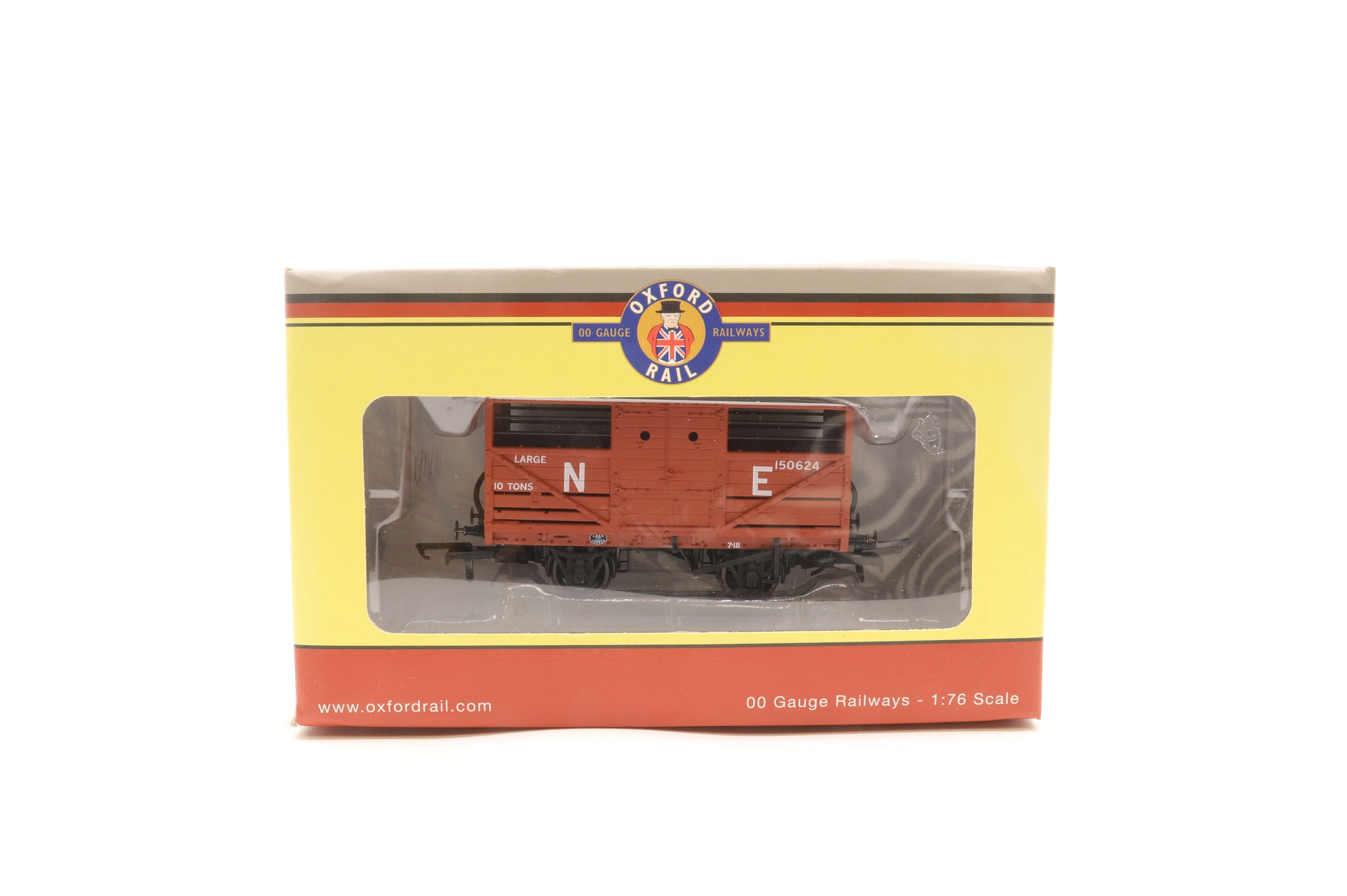 Oxford Rail OO Rake of 5 LNER Cattle Wagons Bauxite