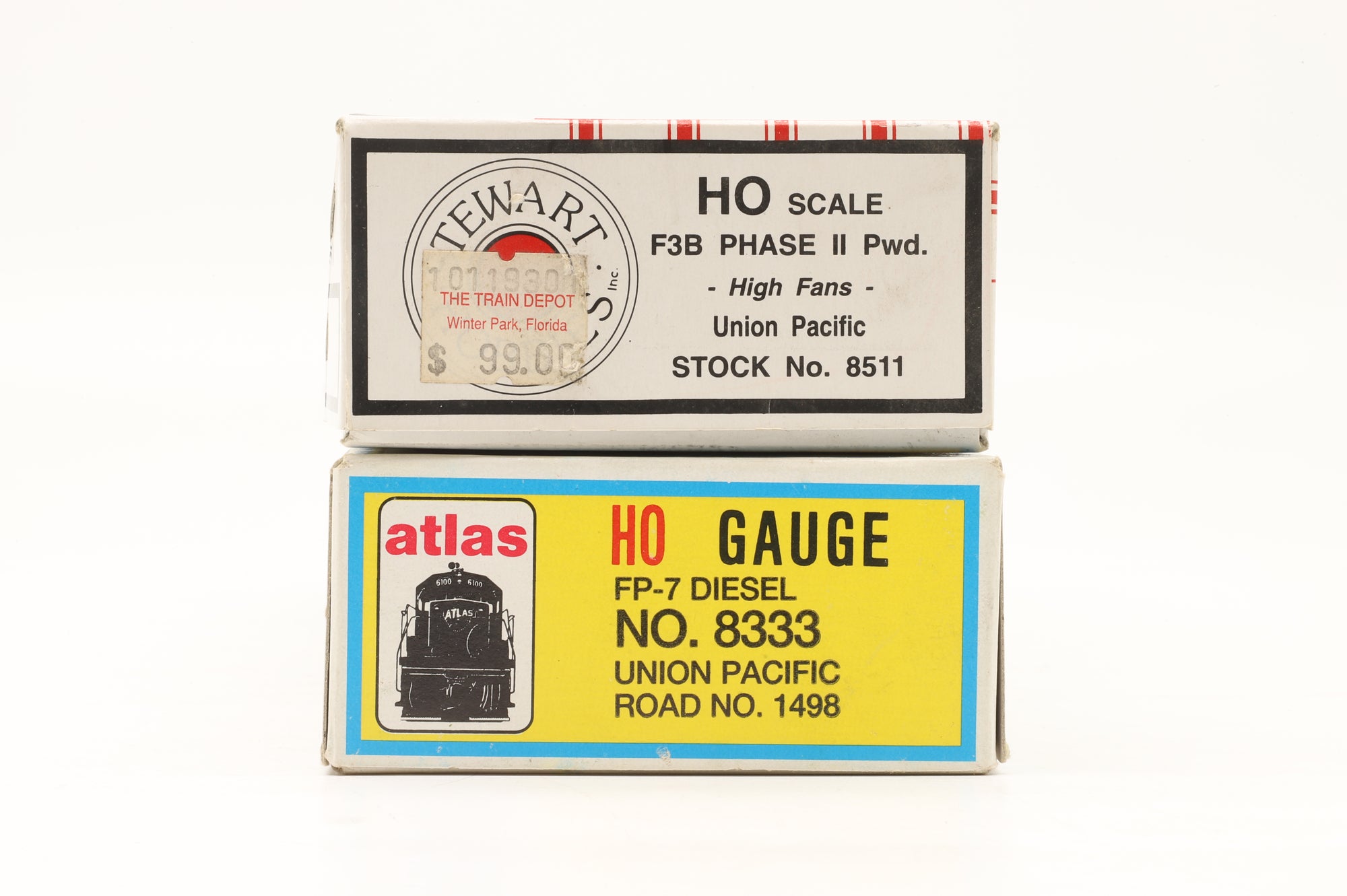 Atlas/Stewart Hobbies FP-7 & F3B A&B Units in UP Liveries