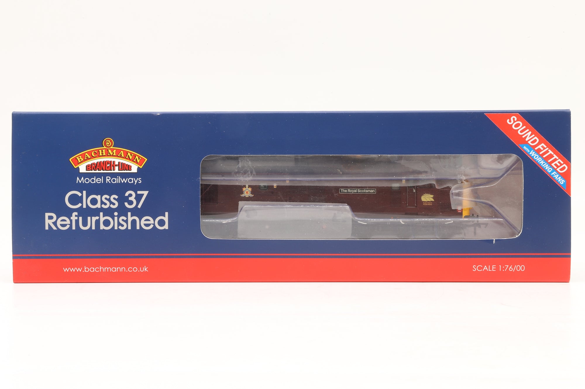 Bachmann OO 35-335YSFX Class 37/4 '37401' 'The Royal Scotsman' EWS Royal Claret DCC Sound