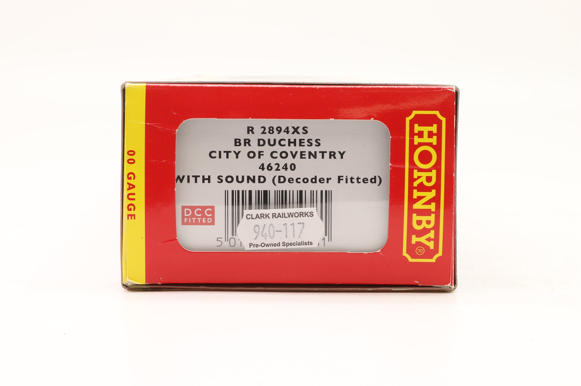 Hornby OO R2894XS Duchess Class '46240' 'City Of Coventry' BR Lined Maroon L/C DCC Sound