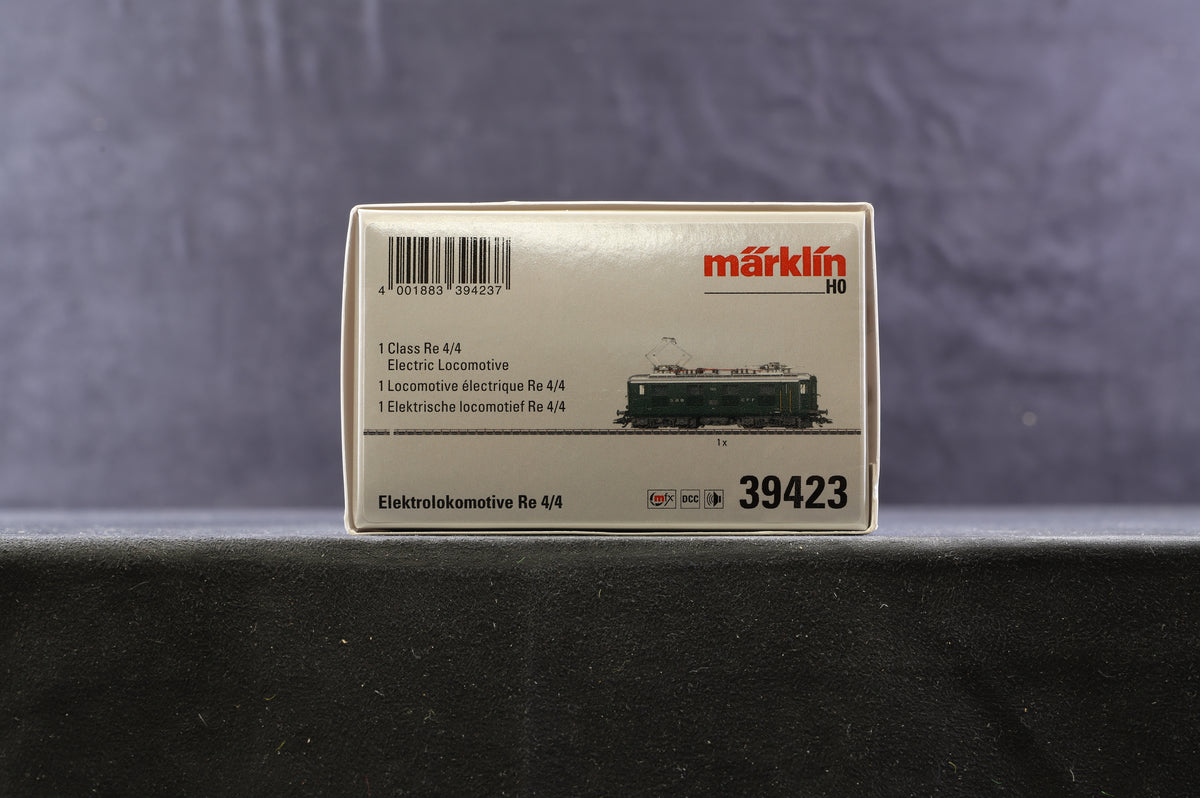 Marklin HO 39423 Class Re 4/4 Electric Locomotive, MFX Sound