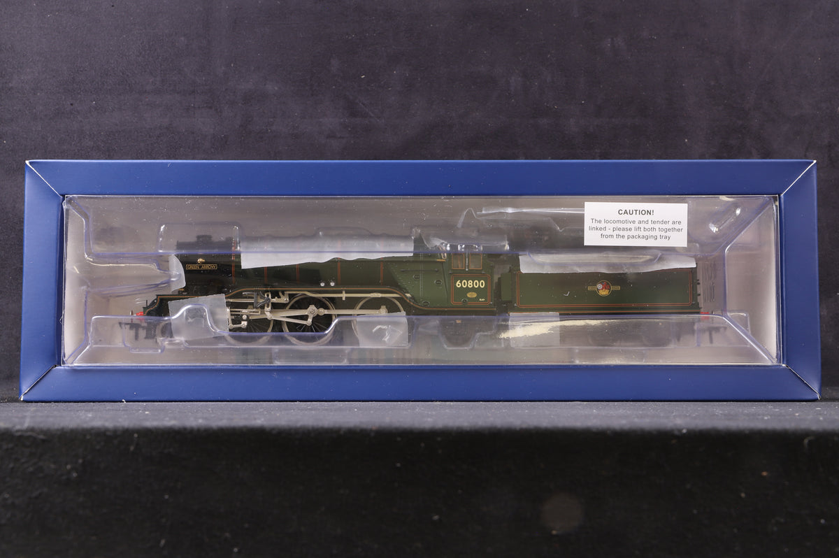 Bachmann OO 35-205NRM LNER V2 60800 &#39;Green Arrow&#39; in BR Lined Green with Late Crests