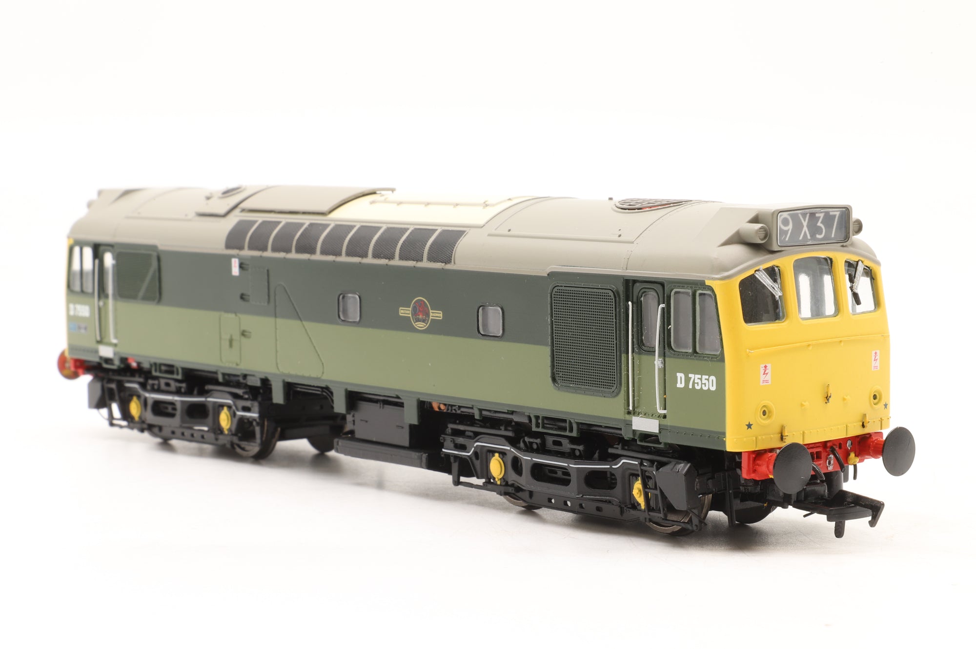 Heljan OO Class 25 D7550 in BR Two-Tone Green SYP