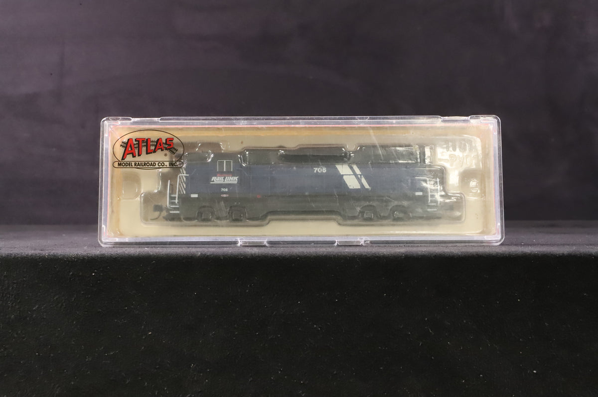 Atlas N Gauge 49402 SD-35 Diesel Locomotive 705 in Montana Rail Link Livery