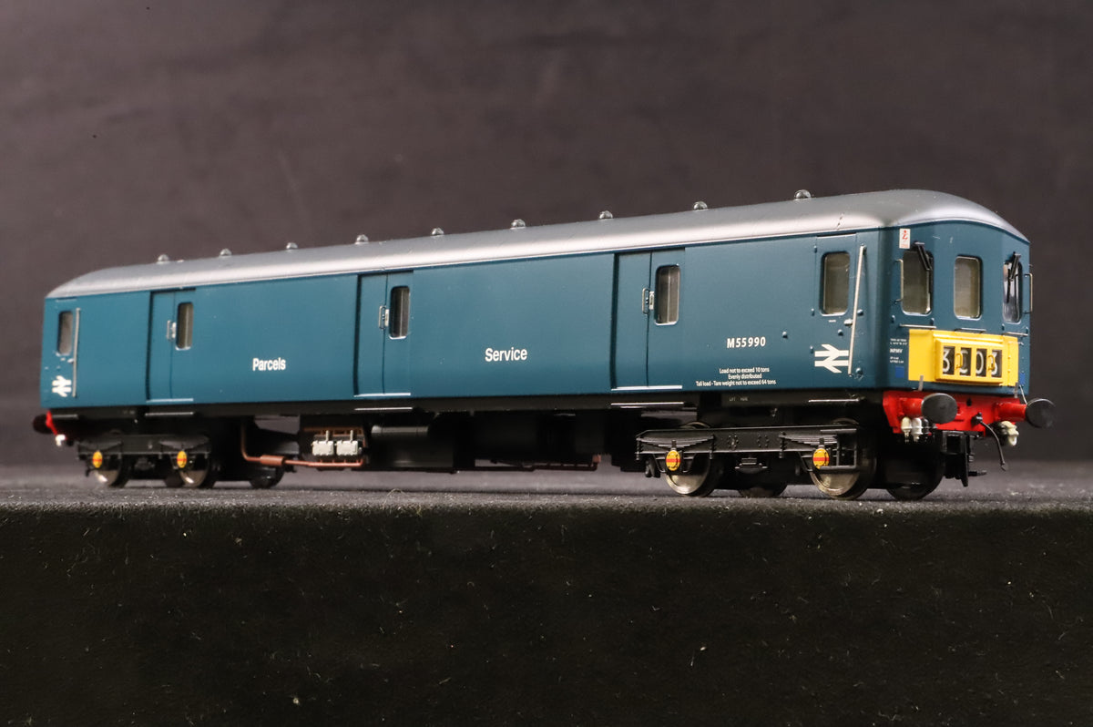 Heljan OO 89921 Class 128 DPU M55990 in BR &#39;Parcels Service&#39; Blue