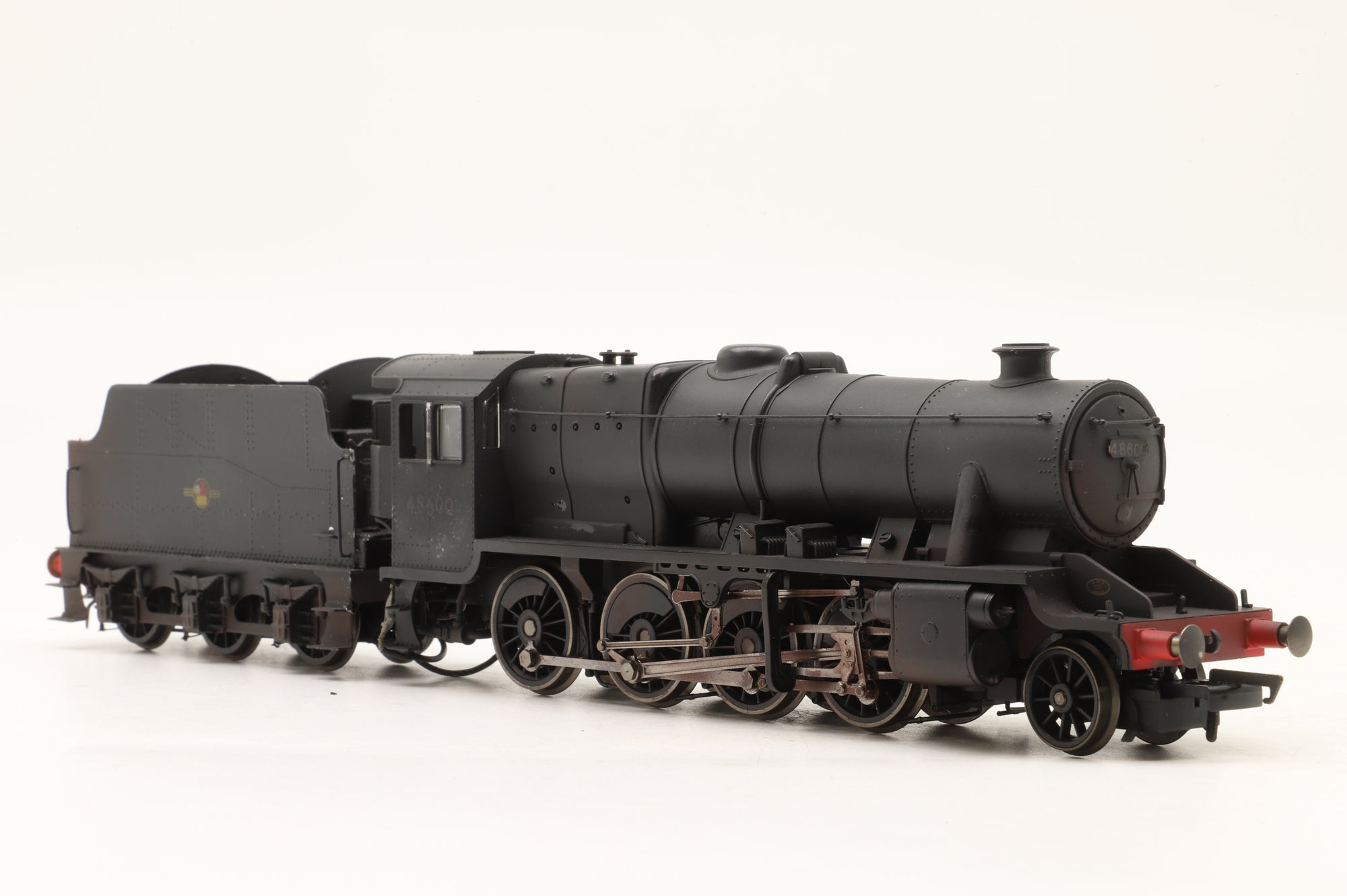 Hornby OO R2462 Class 8f '48600' BR Black L/C Weathered & Renumbered