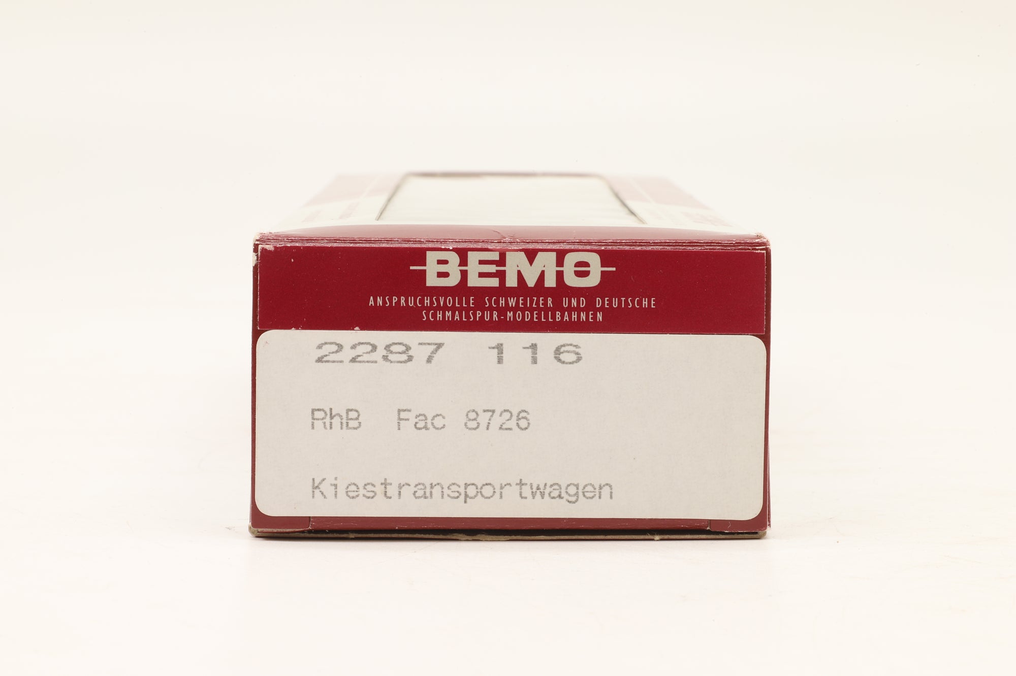 Bemo HOm 2287 116 RhB Grey Hopper Wagon