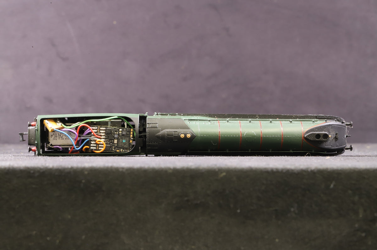 Dapol N gauge ND128G A4 Class 60005 &#39;Sir Charles Newton&#39; in Lined BR Green w/ Late Crests - DCC Sound