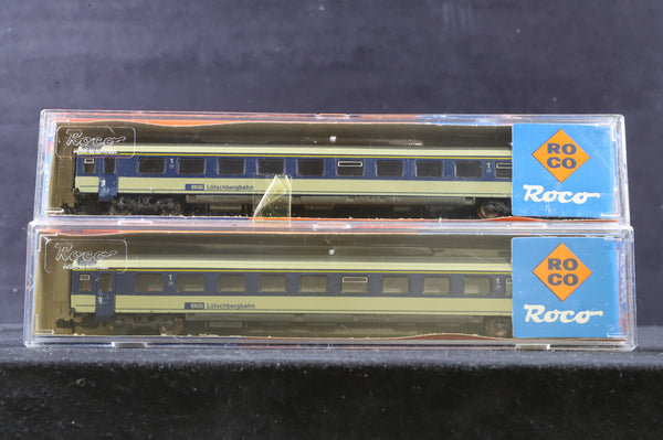 Roco N Rake Of 7 Lotschbergbahn BLS Coaches Inc. 24277x4, 24278x2 & 24 ...
