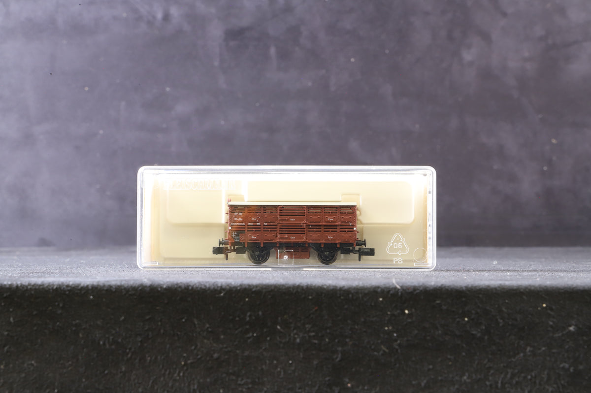 Fleischmann N Rake Of 7 DRG Cattle Wagons Inc. 8352x5 &amp; 8361x2