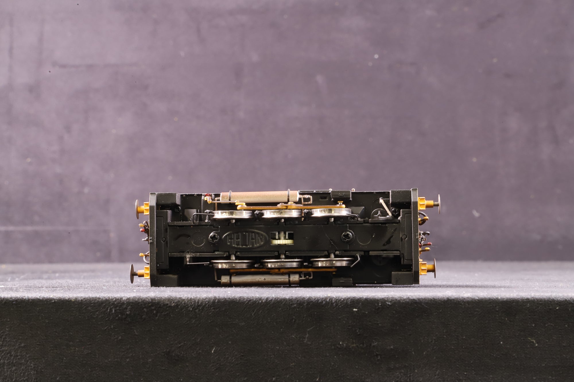 Heljan OO 29141 Class 07 V2 D2989 in BR Blue w/ Wasp Stripes