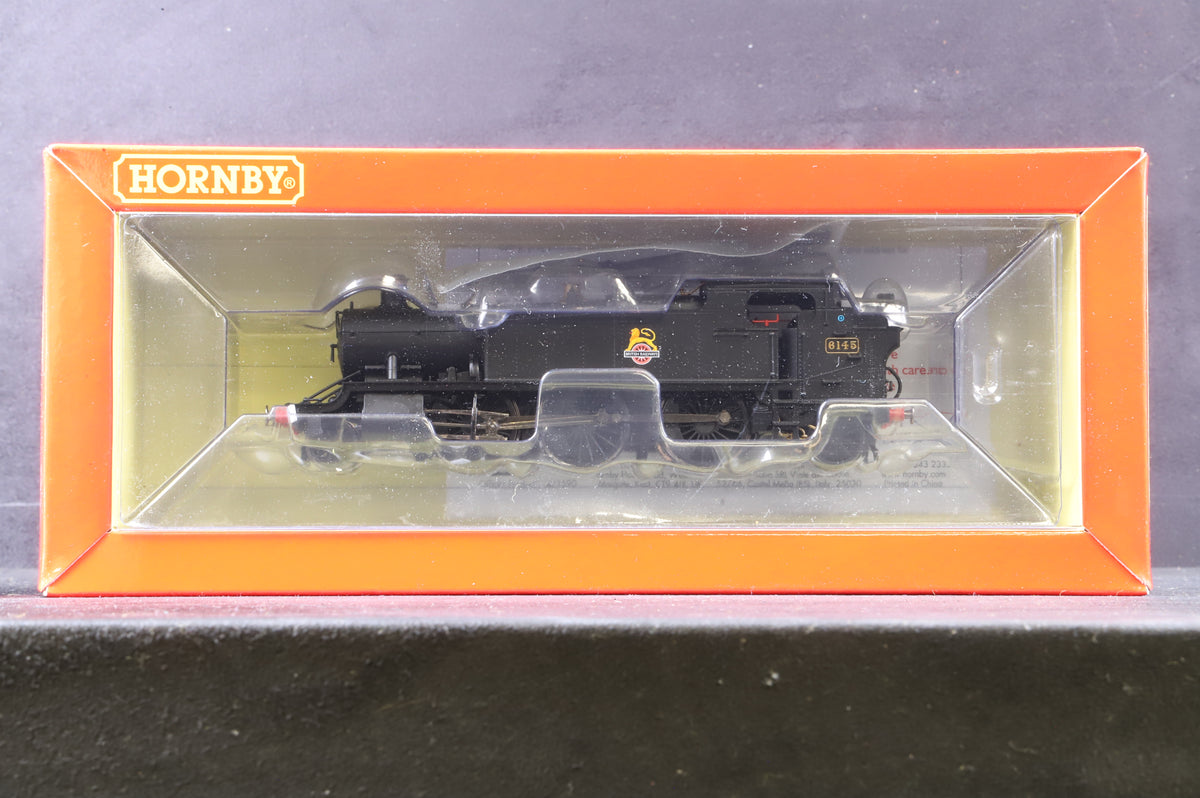 Hornby OO R3723 Class 61XX Large Prairie 6145 in BR Black w/ Early Crests