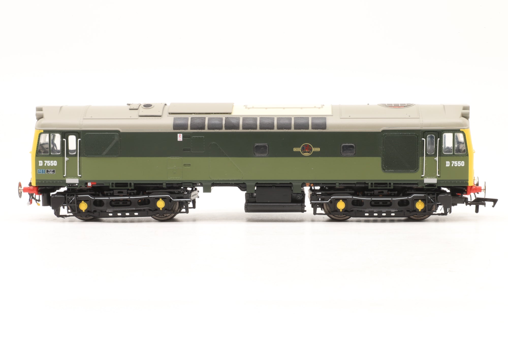 Heljan OO Class 25 D7550 in BR Two-Tone Green SYP