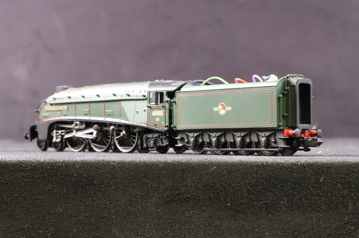 Dapol N gauge ND128G A4 Class 60005 &#39;Sir Charles Newton&#39; in Lined BR Green w/ Late Crests - DCC Sound