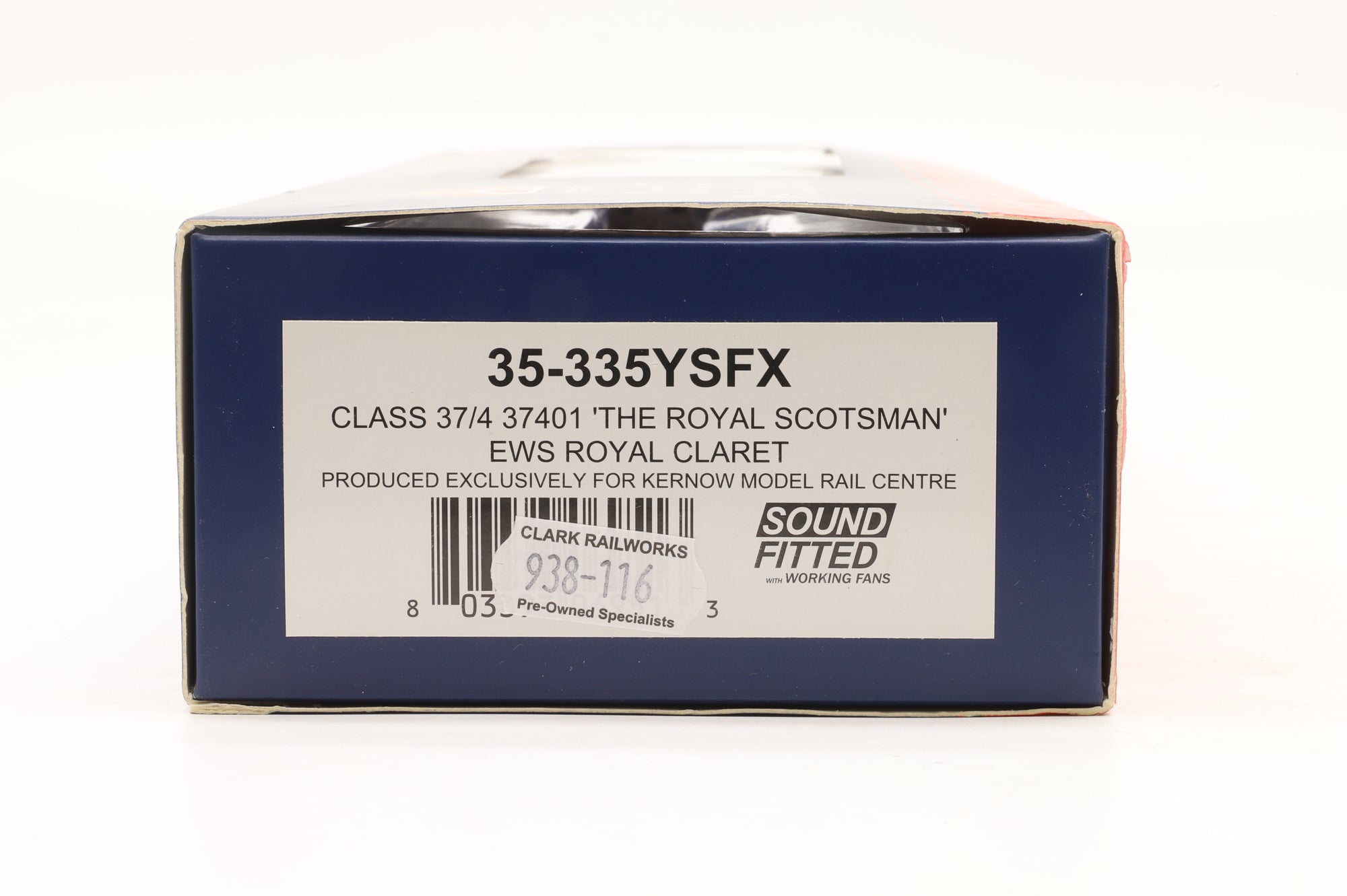 Bachmann OO 35-335YSFX Class 37/4 '37401' 'The Royal Scotsman' EWS Royal Claret DCC Sound