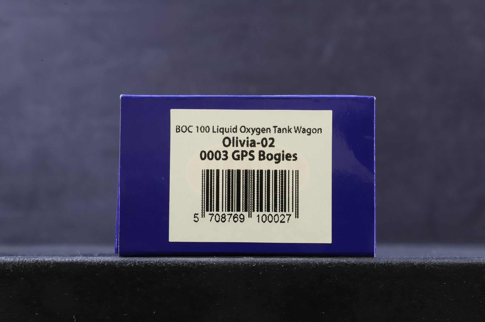 Heljan OO Olivia-020003 BOC 100L Liquid Oxygen Tank Wagon GPS Bogies