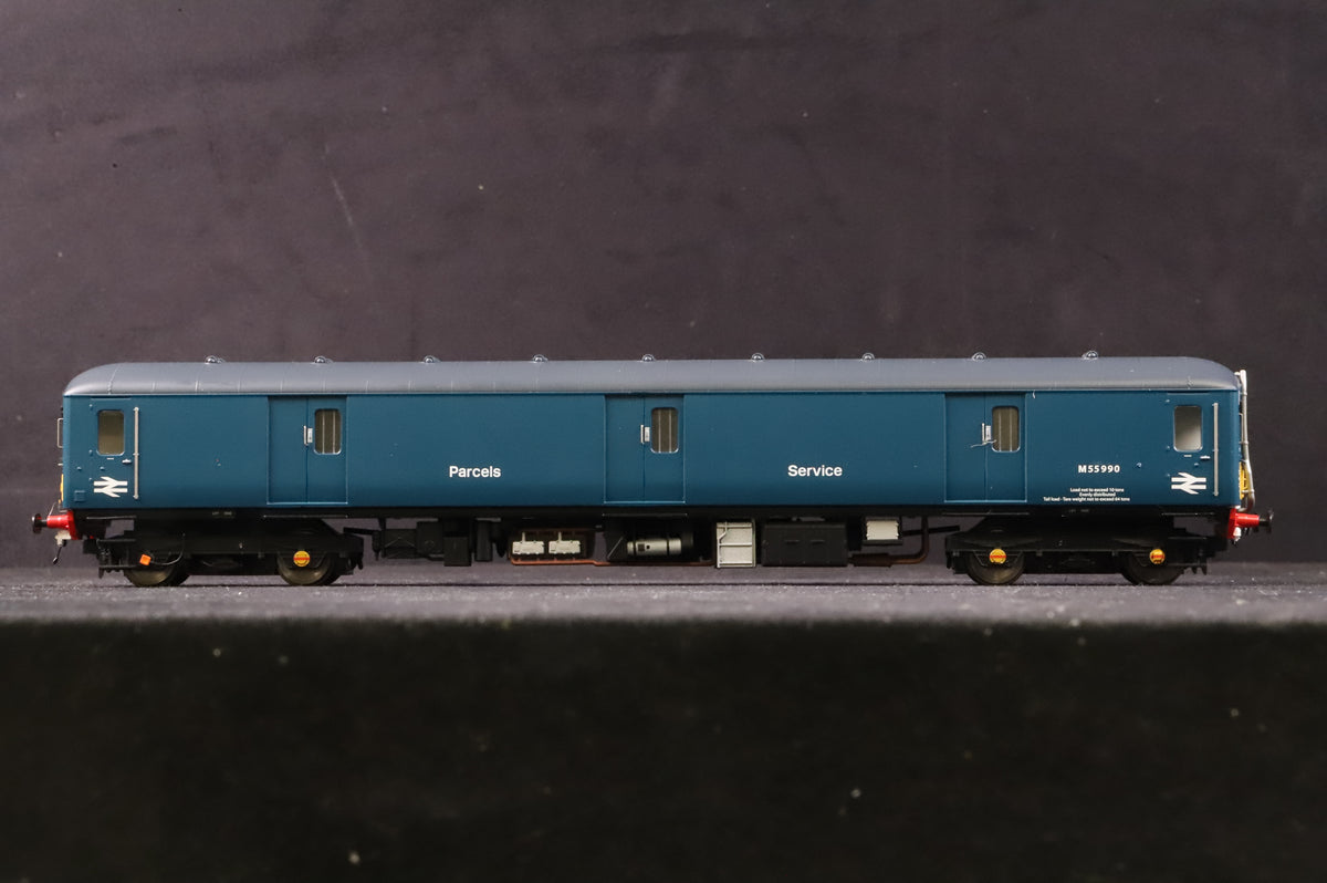 Heljan OO 89921 Class 128 DPU M55990 in BR &#39;Parcels Service&#39; Blue